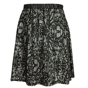 Xhileration elasticized waist,  lined knit skirt.